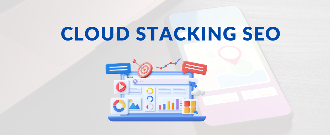In this image, we've discussed a local seo link building technique, it is known as cloud stacking seo.
